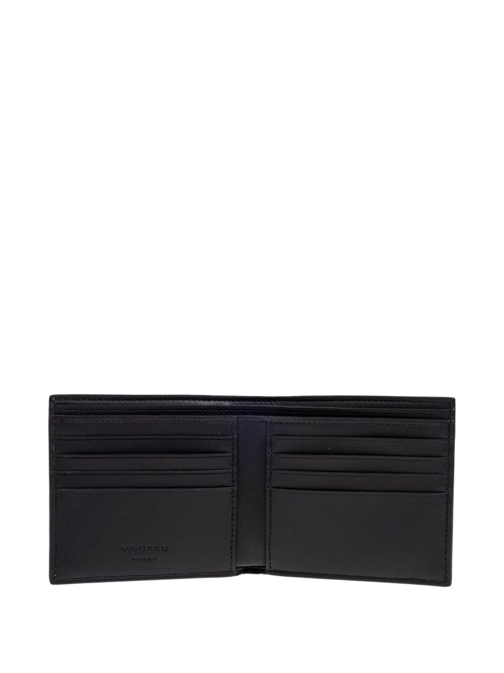 ALEXANDER MCQUEEN Men's Skull Motif Mini Leather Wallet - Banlieue91 -