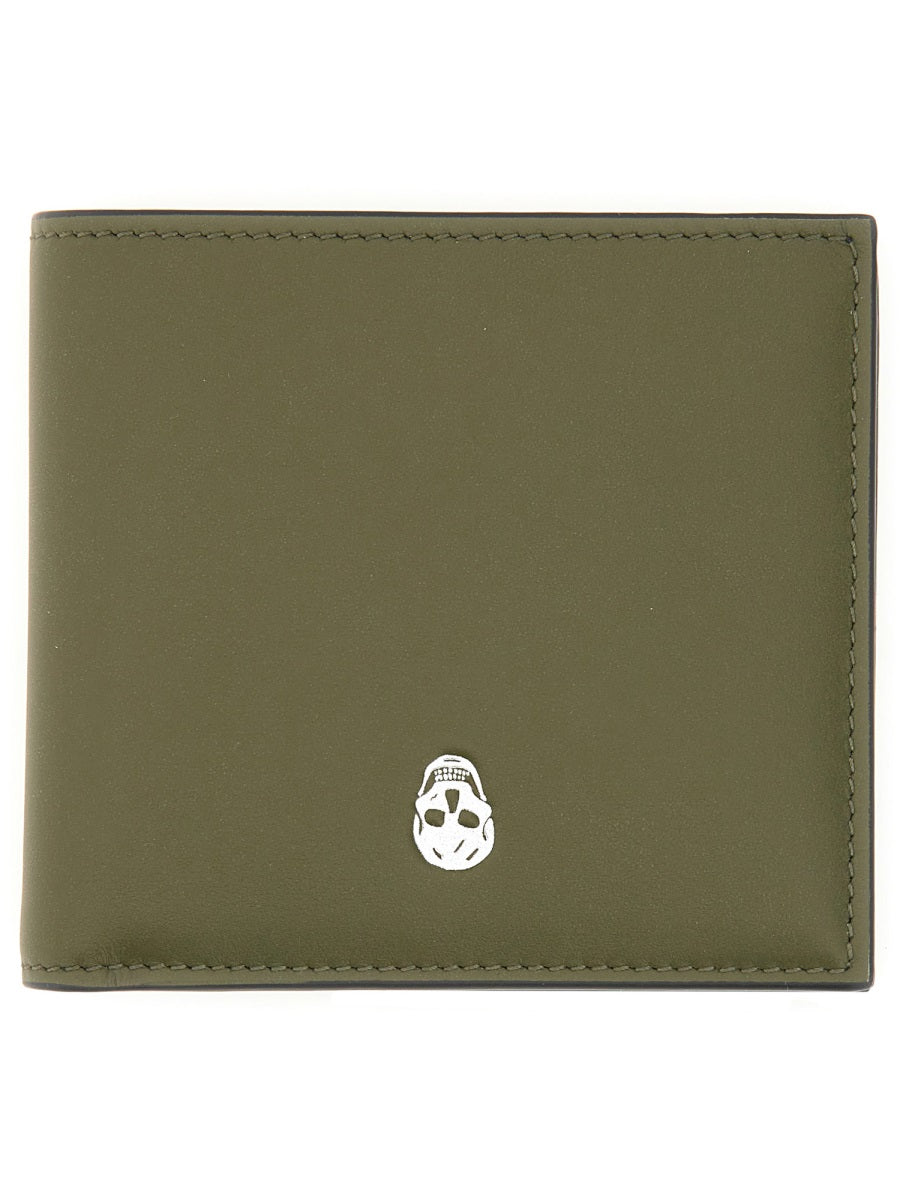 ALEXANDER MCQUEEN Mini 100% Leather Skin Wallet for Men - Banlieue91 -
