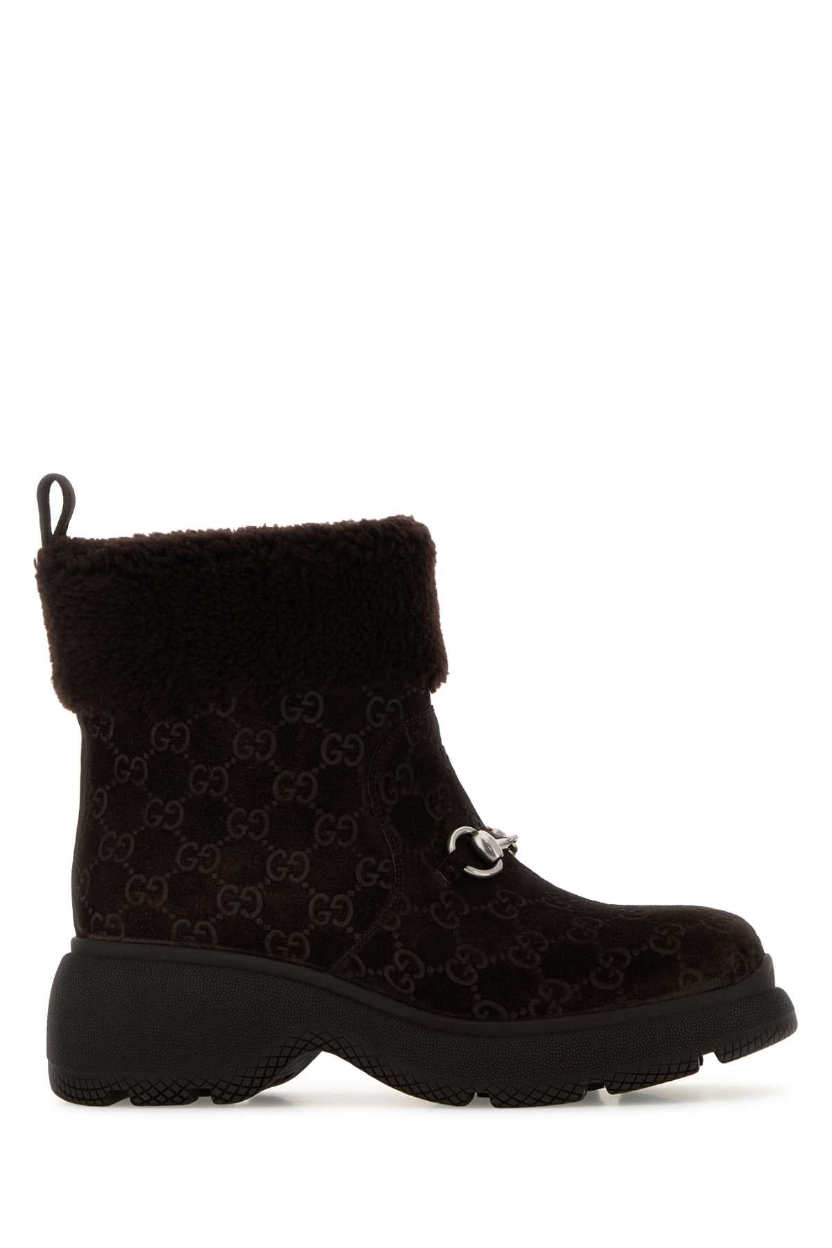 GUCCI Suede Ankle Boots for Women - Banlieue91 -
