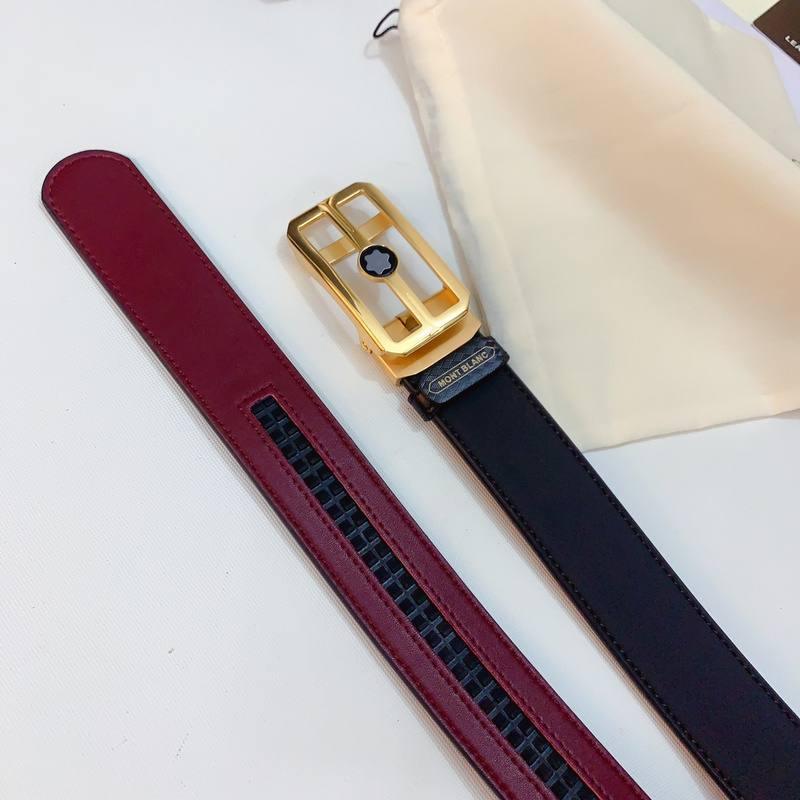 Mont Blanc Men's Belt 'Black' - Banlieue91