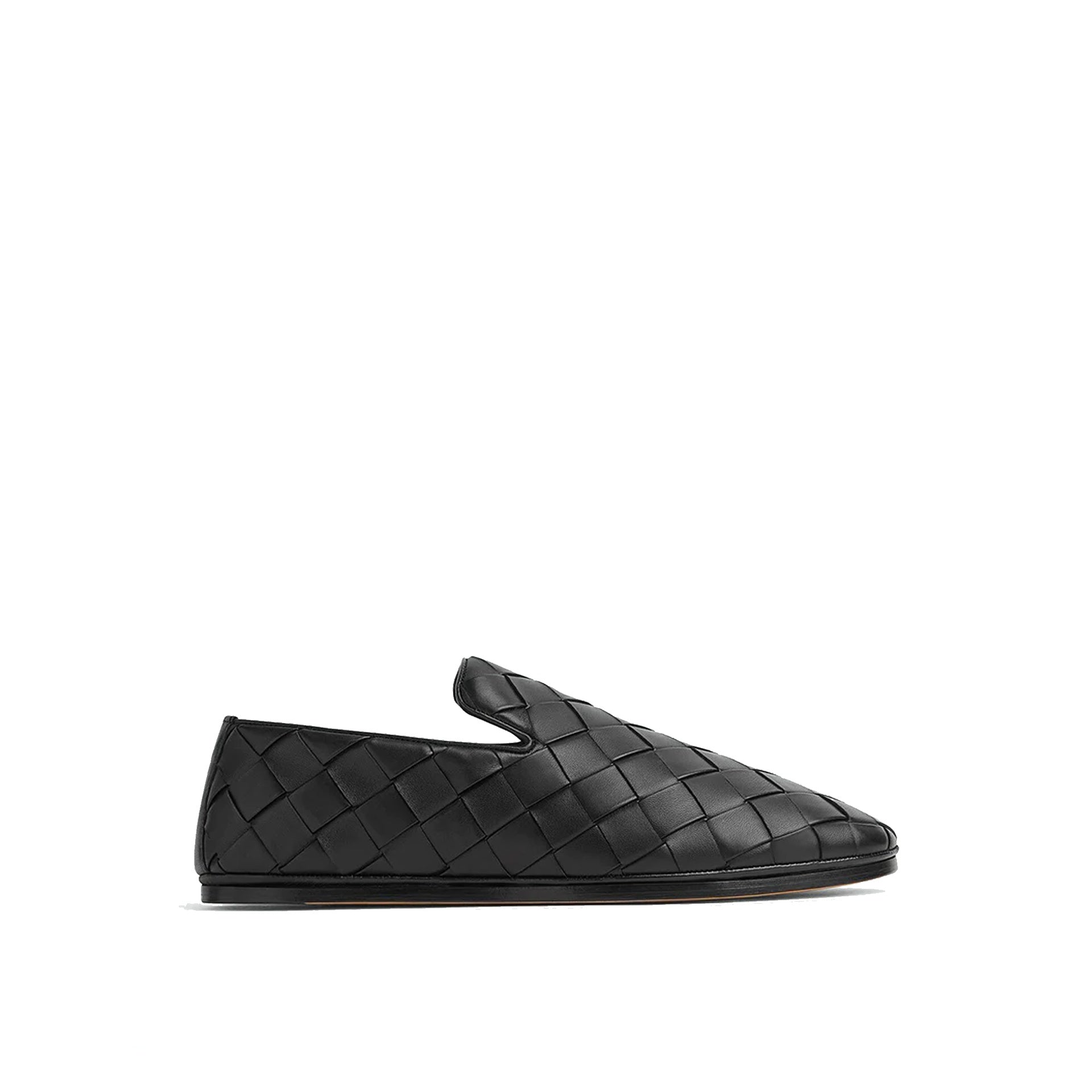 Bottega Veneta Leather Intrecciato Sunday Slippers - Banlieue91 -