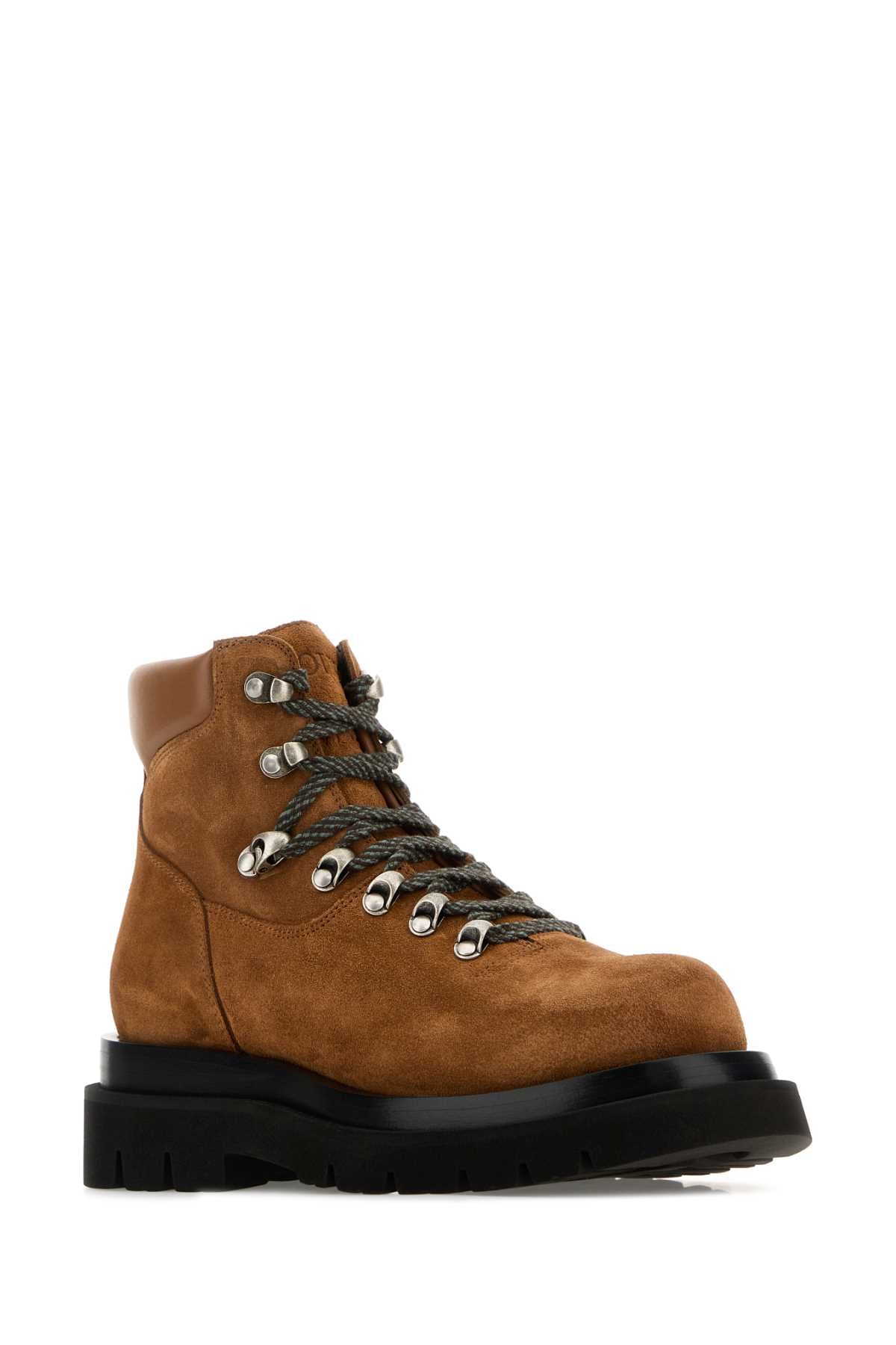 BOTTEGA VENETA Suede Lug Ankle Boots - Banlieue91 -