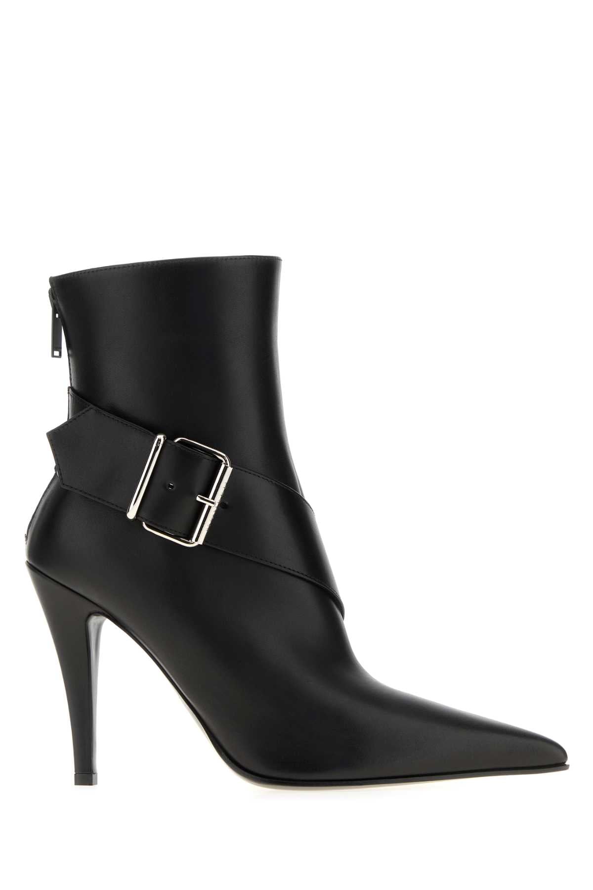 ALEXANDER MCQUEEN Heron Buckle Boots for Women - FW25 Collection - Banlieue91 -