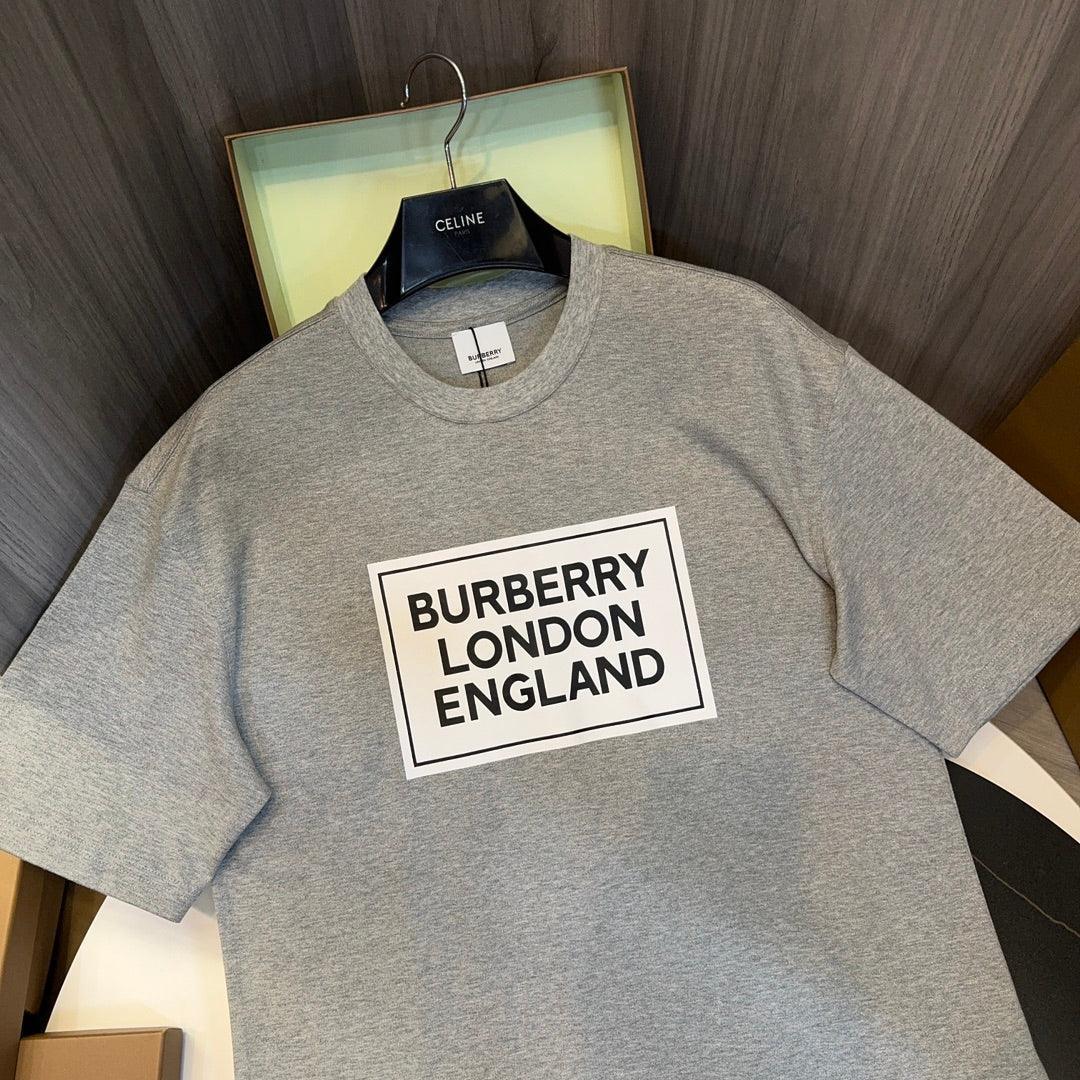 Burberry Grey T-Shirt Without Collar - Banlieue91
