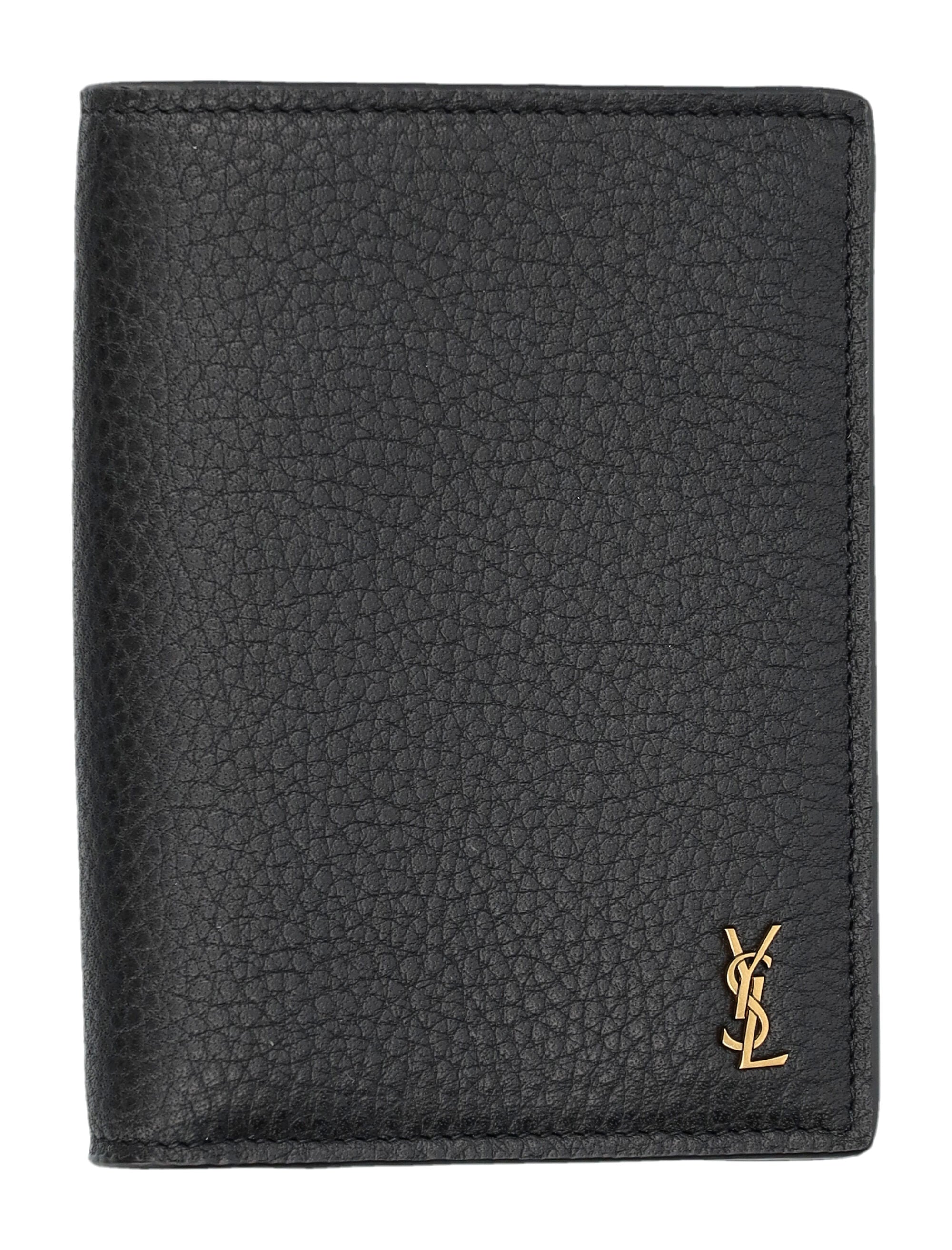 SAINT LAURENT Mini Cassandre Credit Card Wallet - Banlieue91 -