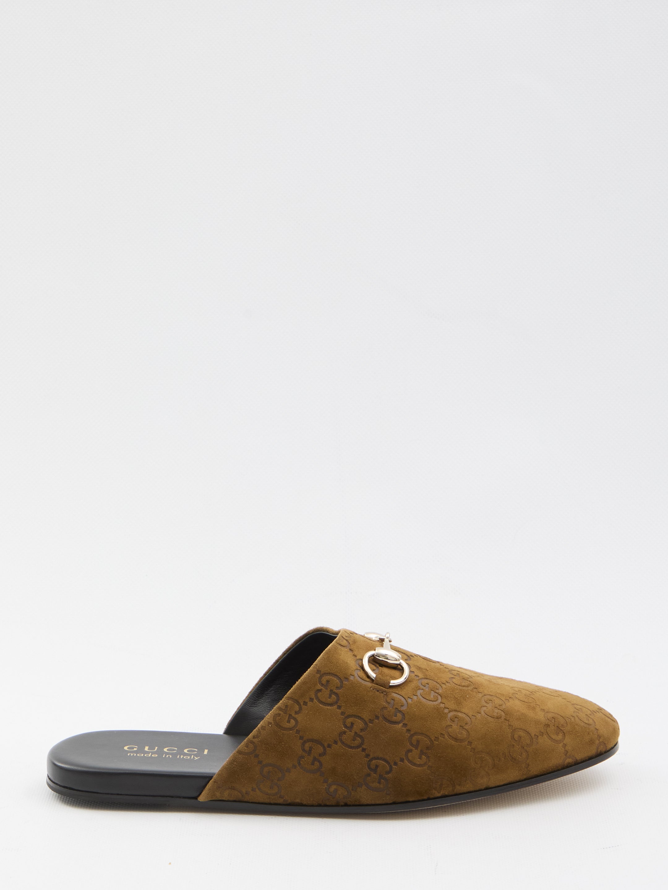 GUCCI Suede Leather Loafers with Horsebit - UK Size - Banlieue91 -
