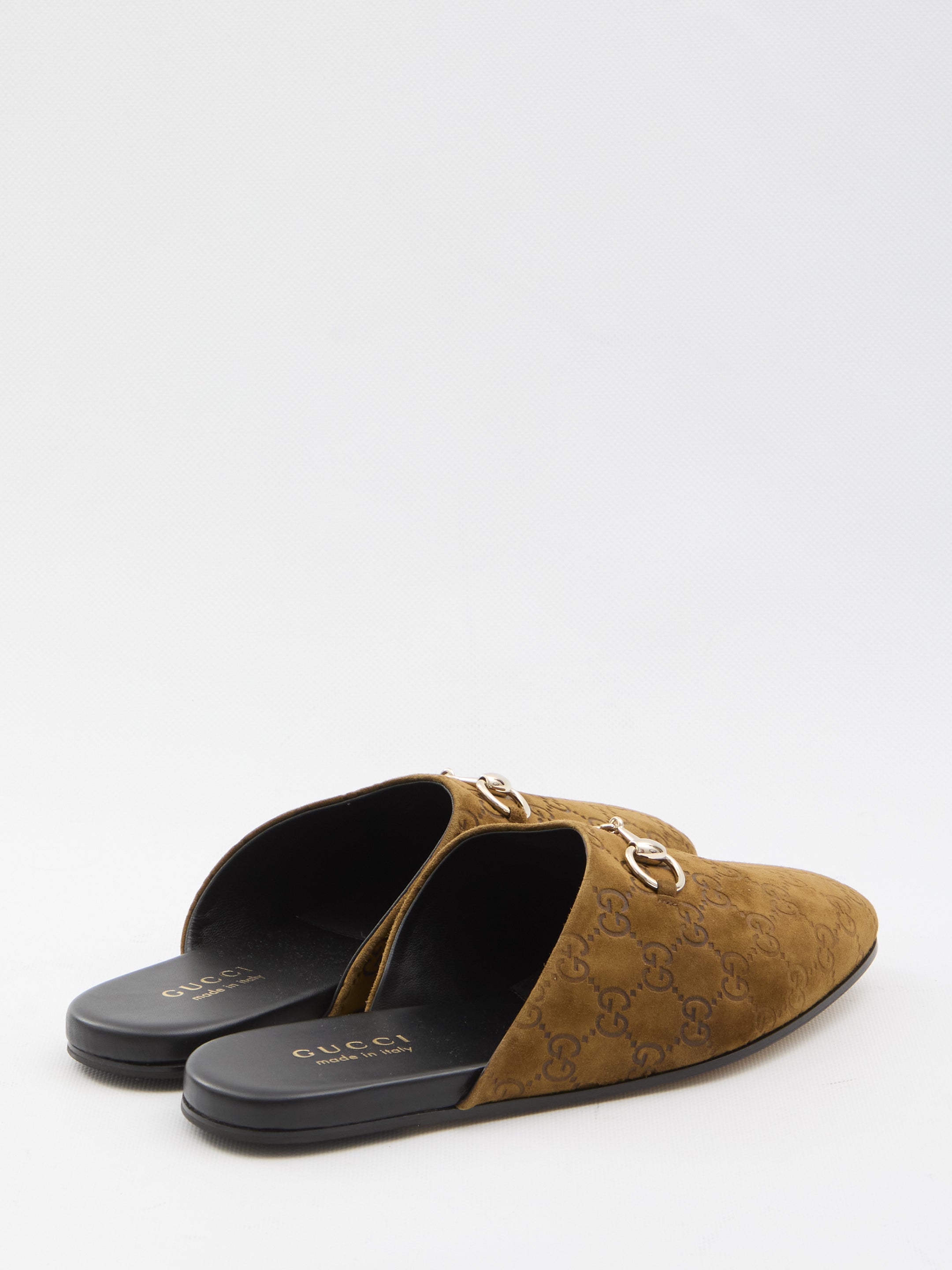 GUCCI Suede Leather Loafers with Horsebit - UK Size - Banlieue91 -