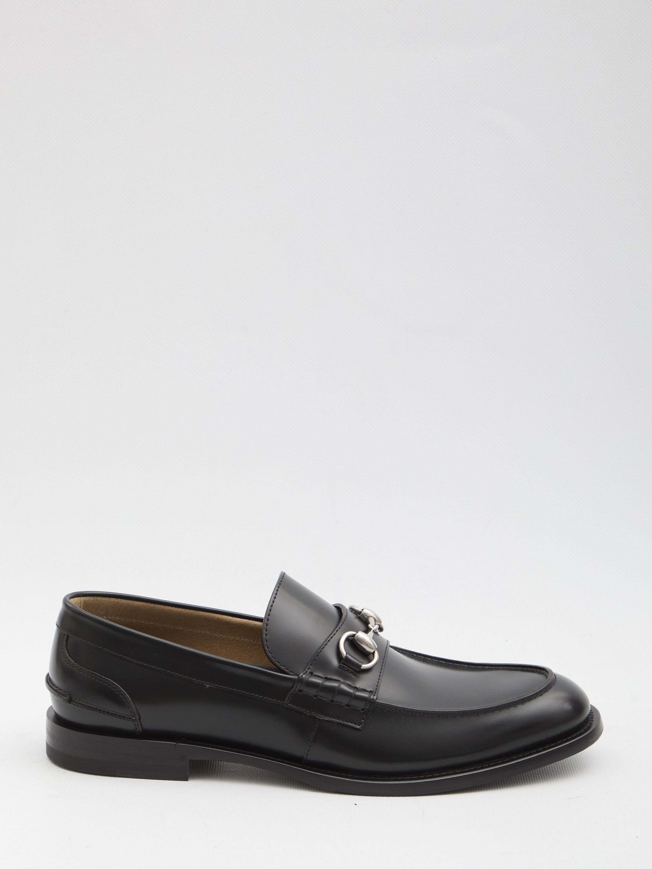 GUCCI Men's Leather Loafers with Horsebit Detail - UK Size - Banlieue91 -