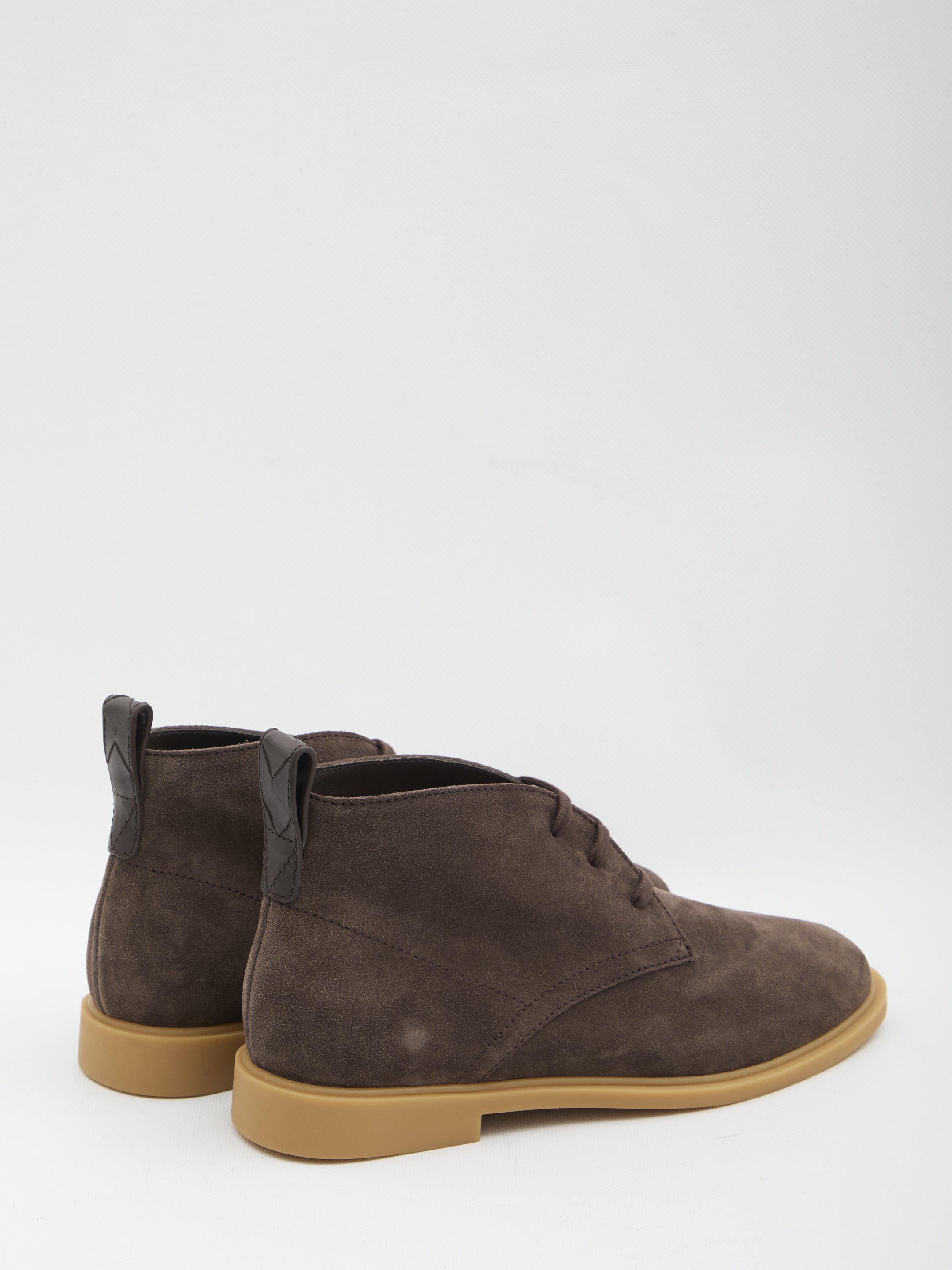 BOTTEGA VENETA Ankle Boots with Lace-Up Closure and Rubber Sole - 2.5 cm Heel Height - Banlieue91 -