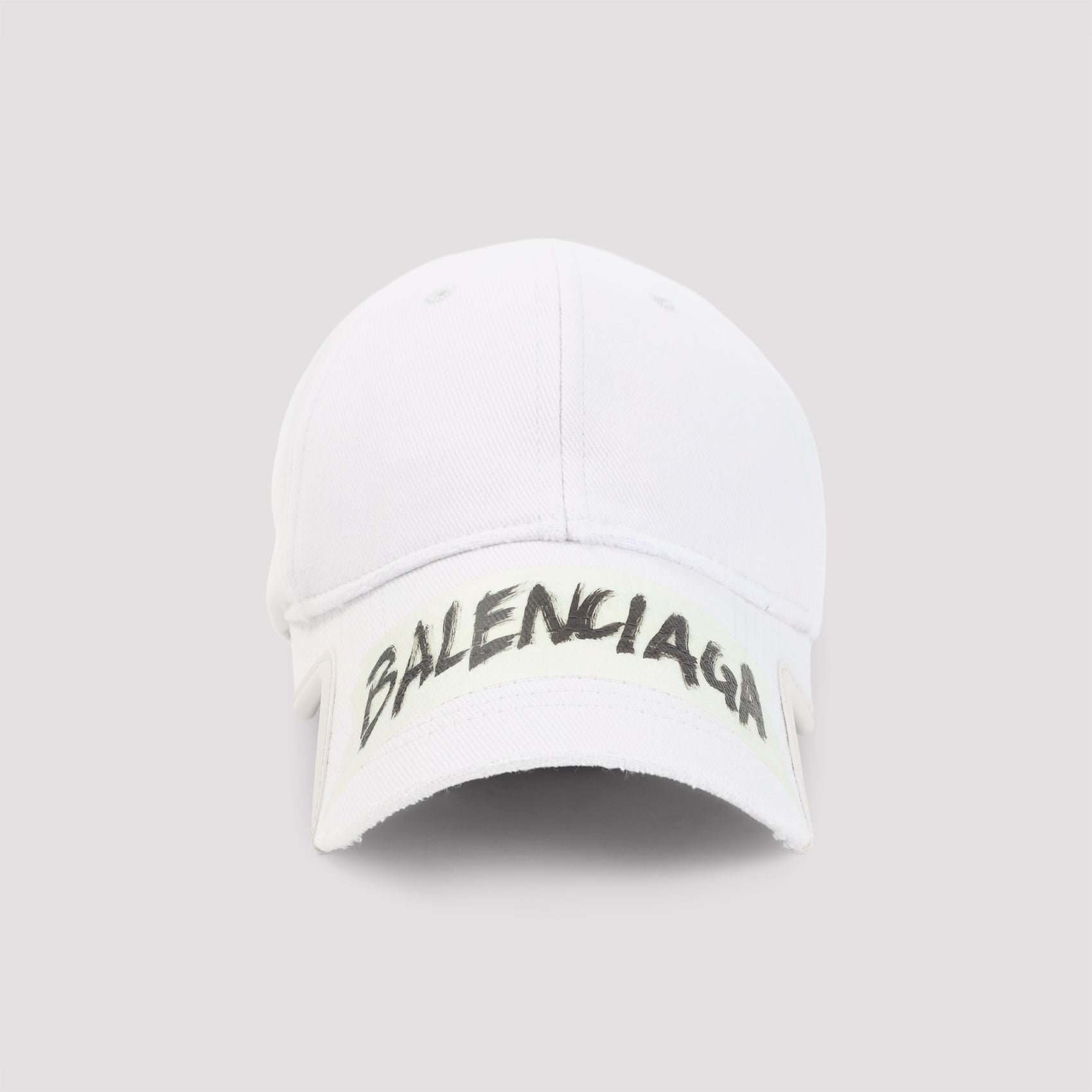 BALENCIAGA Masking Tape Cap - Curved Peak with Adjustable Strap - Banlieue91 -