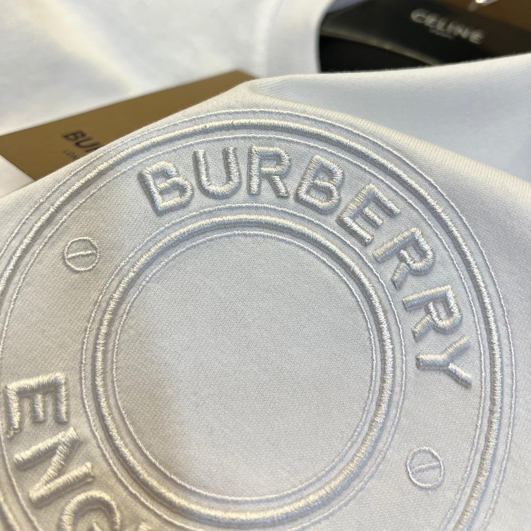 Burberry T-Shirt Without Collar 'White' - Banlieue91