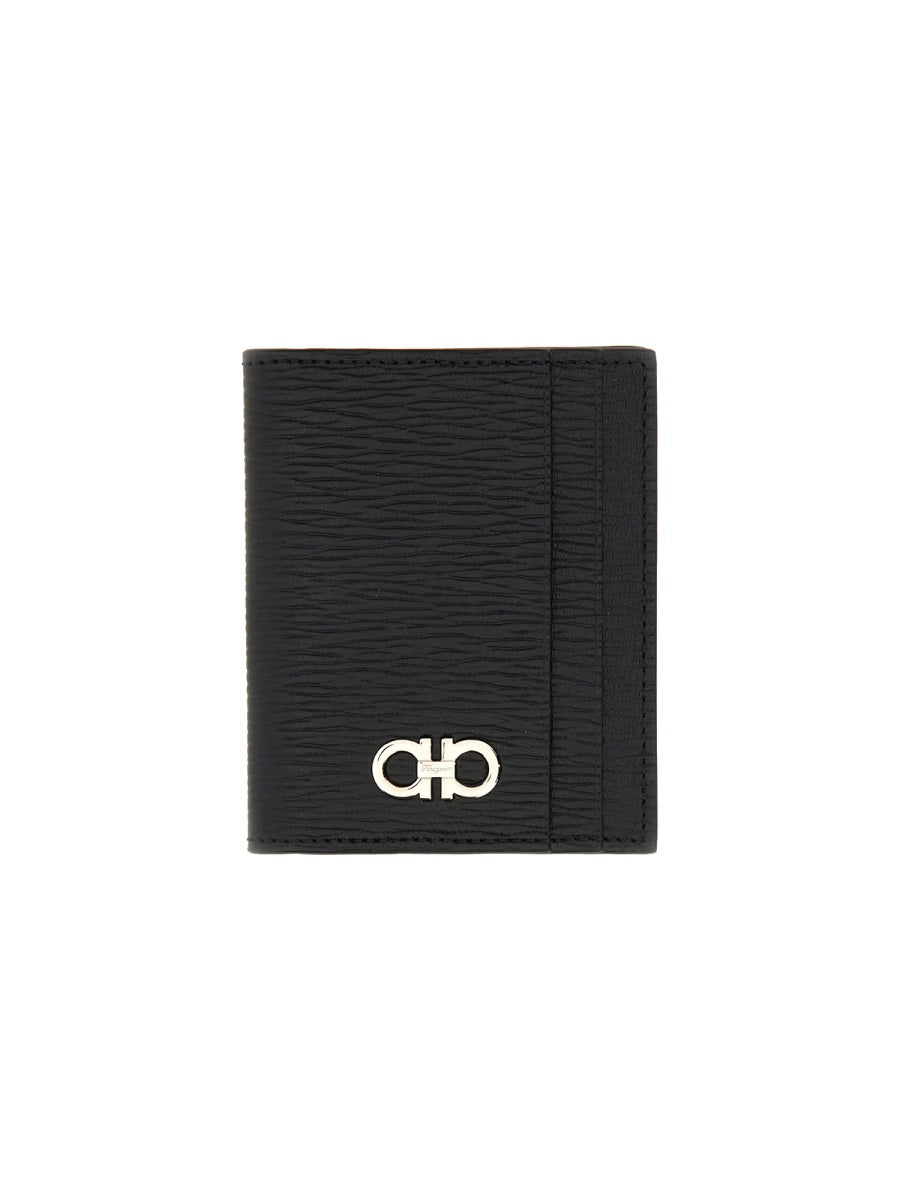 Ferragamo Mini Leather Cardholder for Men - Banlieue91 -