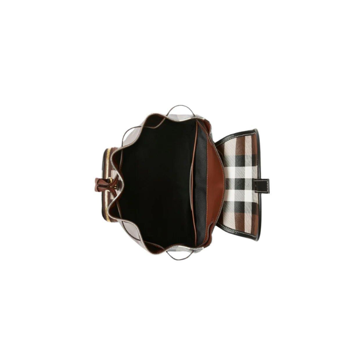Burberry Medium Check Coated Canvas Backpack - Banlieue91