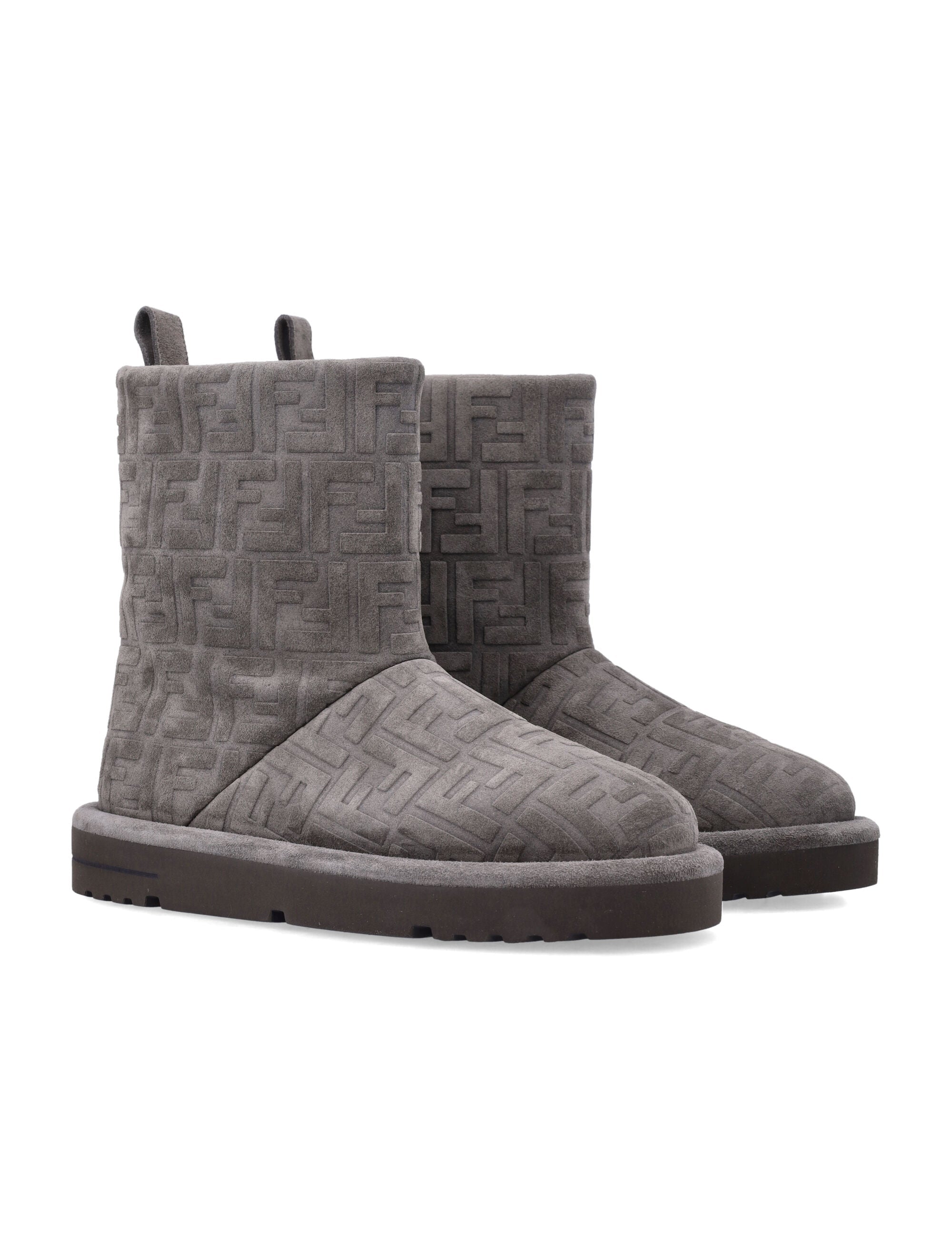 FENDI Chic Embossed Suede Boots - Banlieue91 -