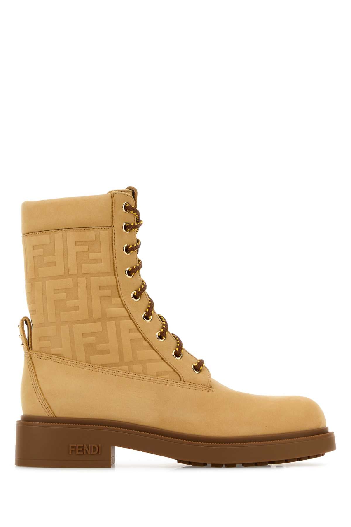 Fendi Mini Nubuck Ankle Boots for Women - Banlieue91 -