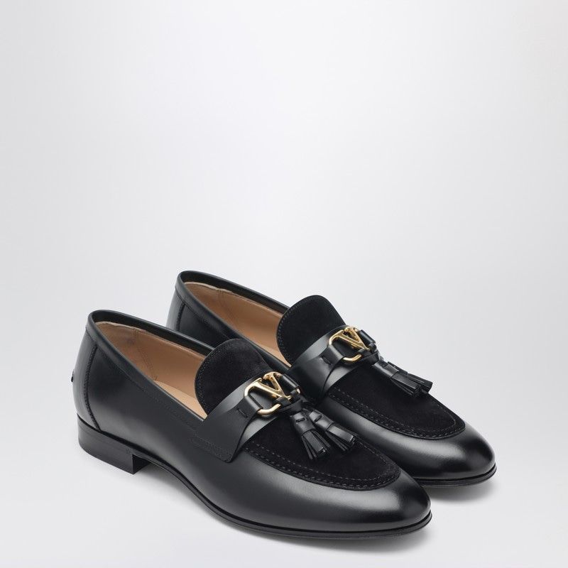 VALENTINO Luxury Loafer with Suede Insert and Tassels - Banlieue91 -