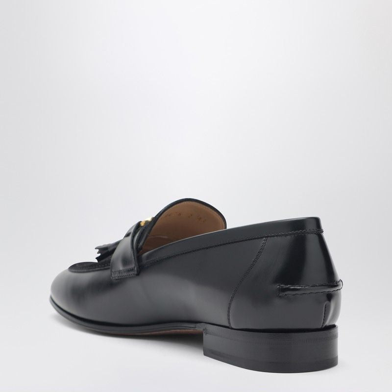 VALENTINO Luxury Loafer with Suede Insert and Tassels - Banlieue91 -