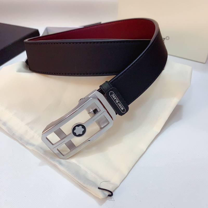 Mont Blanc Men's Belt 'Black' - Banlieue91