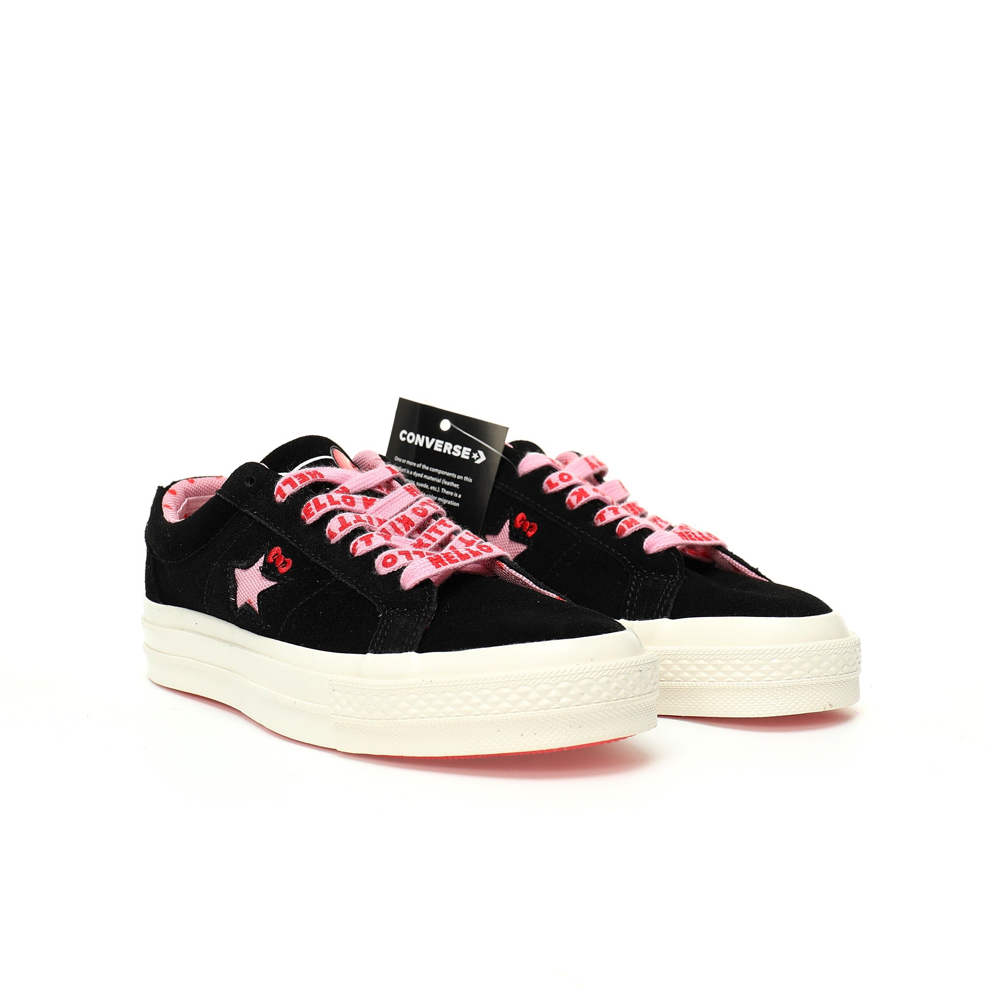 Hello Kitty x Converse One Star Suede Low "Black Pink" - Banlieue91