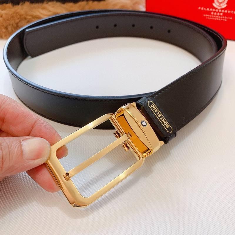 Mont Blanc Men's Belt 'Black' - Banlieue91