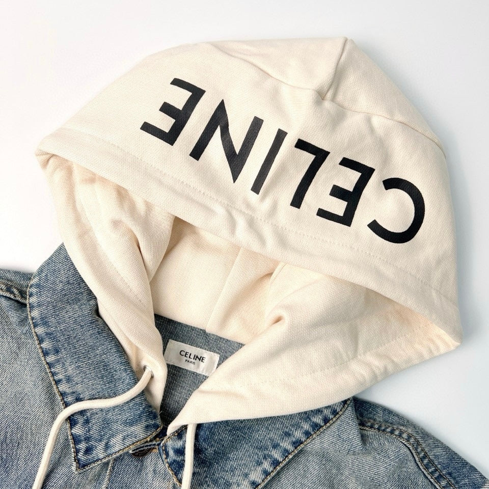CELINE Washed Grey Denim Jacket – Casual Single-Breasted - Banlieue91 -