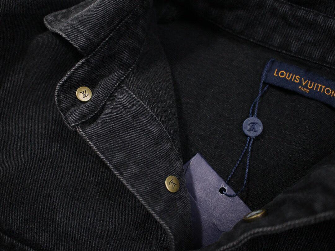 Louis Vuitton Denim Overshirt Black - Banlieue91