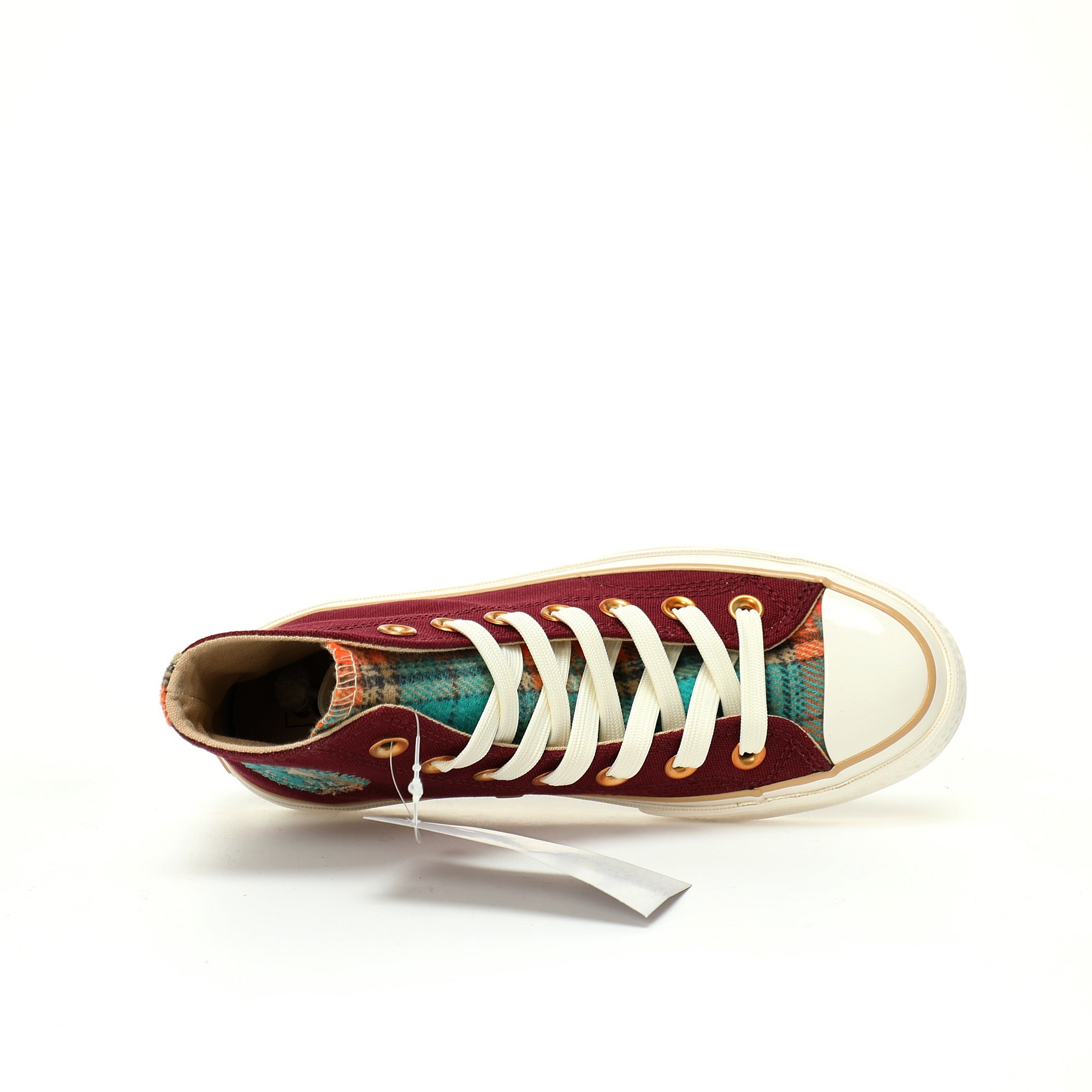 Converse Chuck Taylor All Star 1970 High "Canvas Plaid/ Deep Bordeaux" - Banlieue91