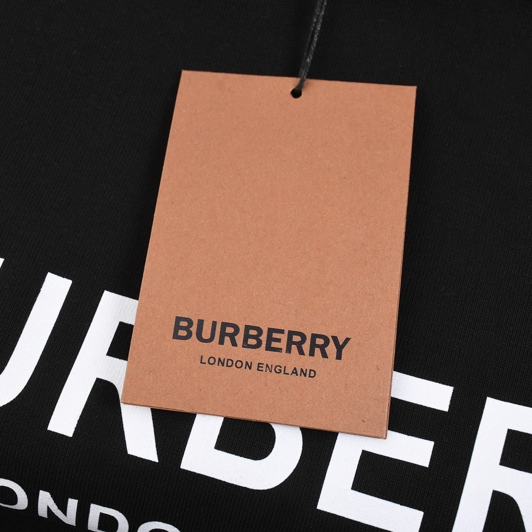 Burberry Logo-Print Cotton-Jersey Hoodie - Banlieue91 -