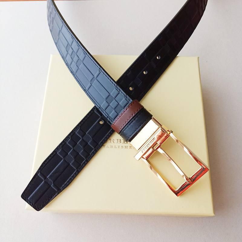 Burberry Leather Vintage Belt 'Black' - Banlieue91