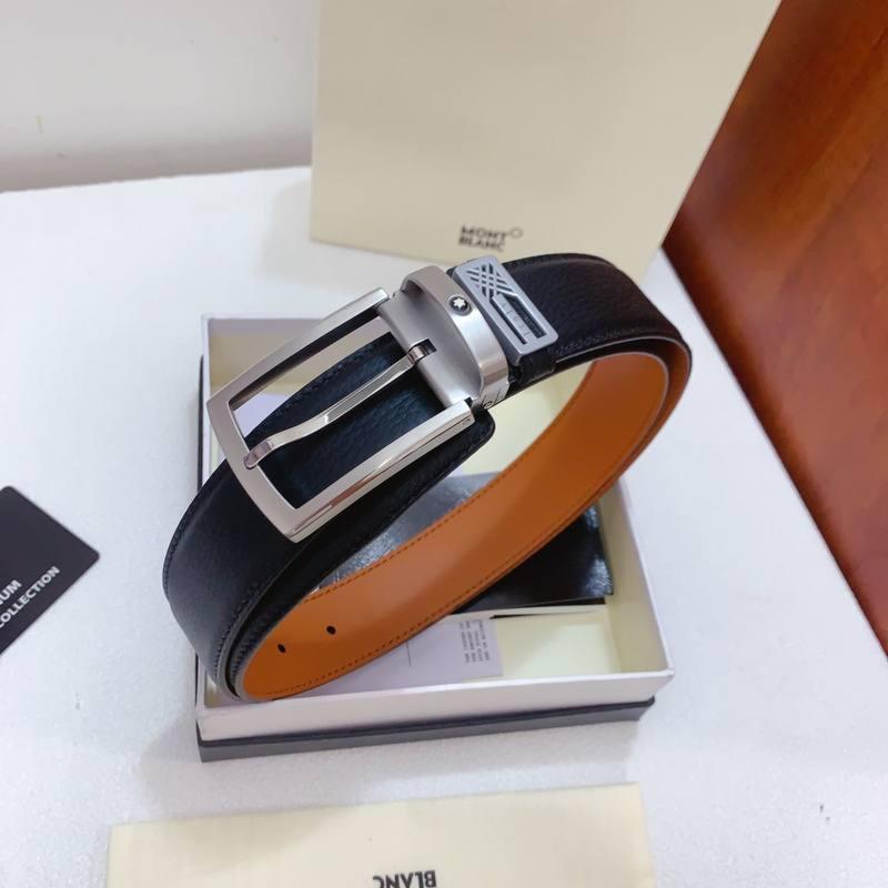 Mont Blanc Reversible Men's Belt 'Black/Brown' - Banlieue91