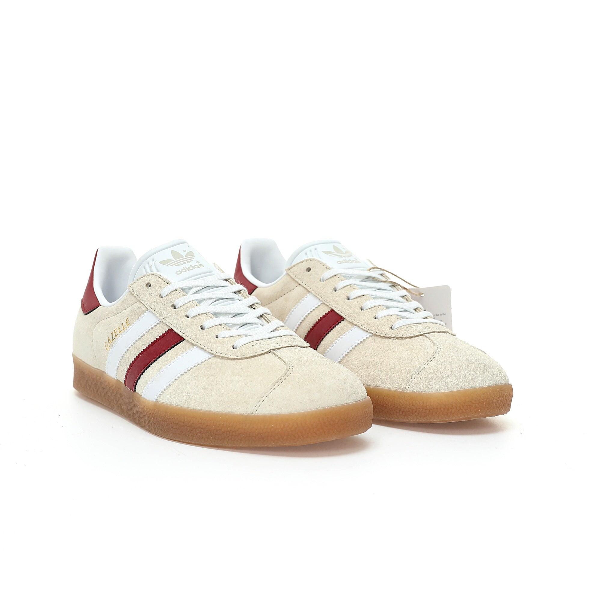 Adidas Originals Gazelle Indoor 'Aluminum Collegiate Burgundy' - Banlieue91 -