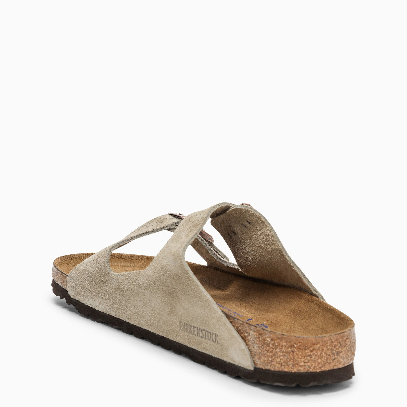 Birkenstock Taupe Suede Arizona Slide - Banlieue91 -