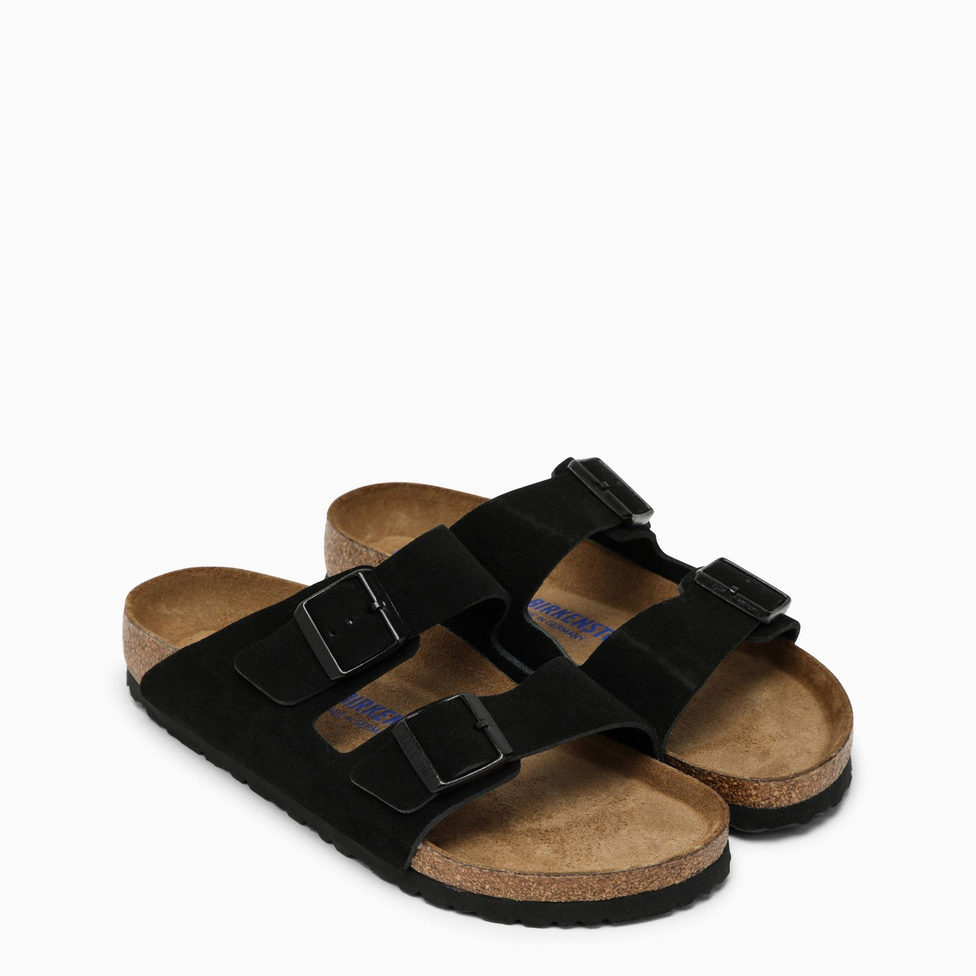 Birkenstock Taupe Suede Arizona Slide - Banlieue91 -