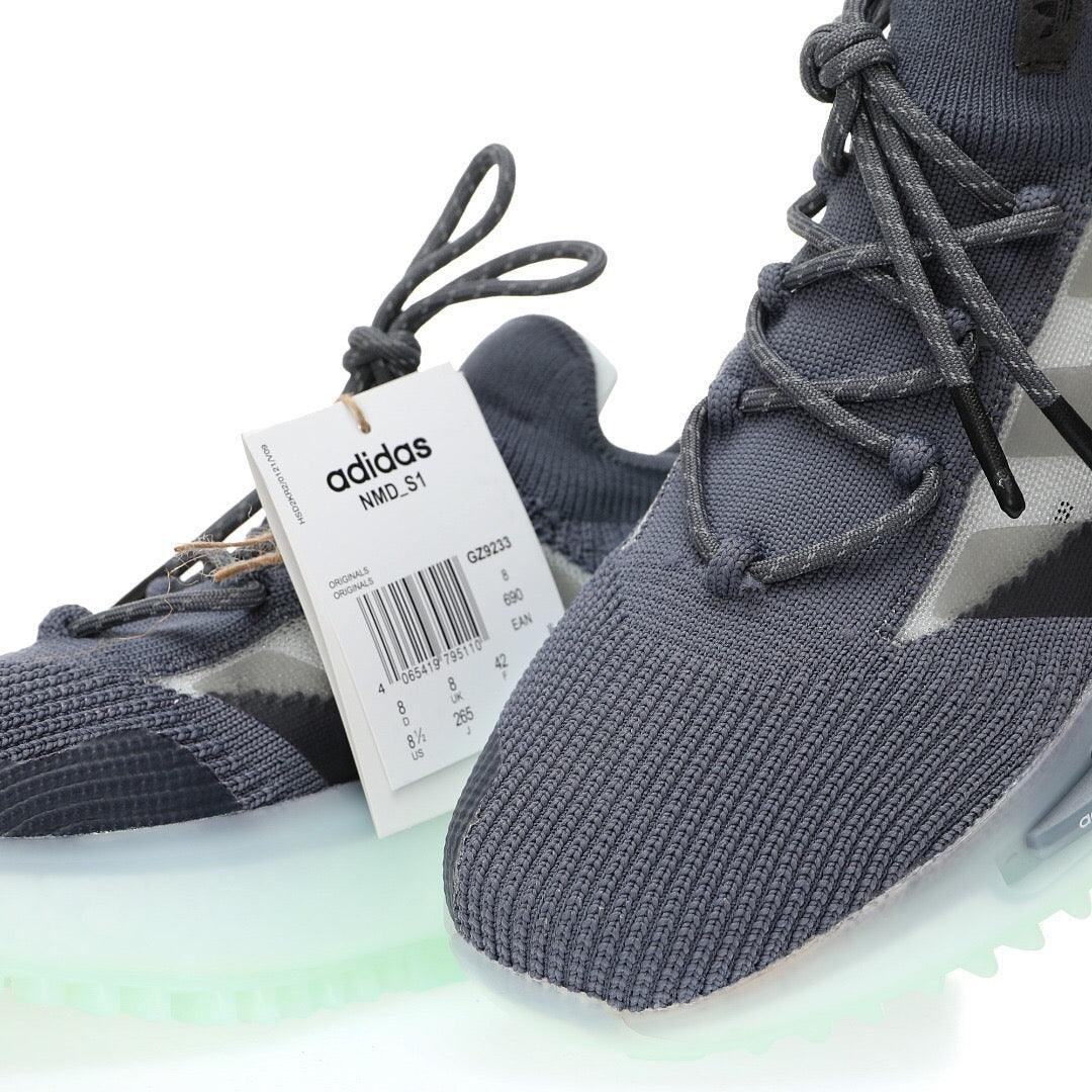 Adidas NMD S1 Grey Green Glow - Banlieue91