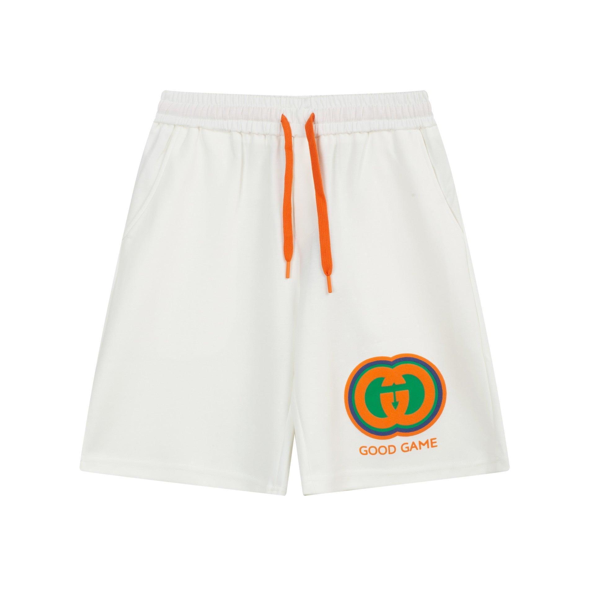 Gucci Sport Short Pant 'White/Orange' - Banlieue91