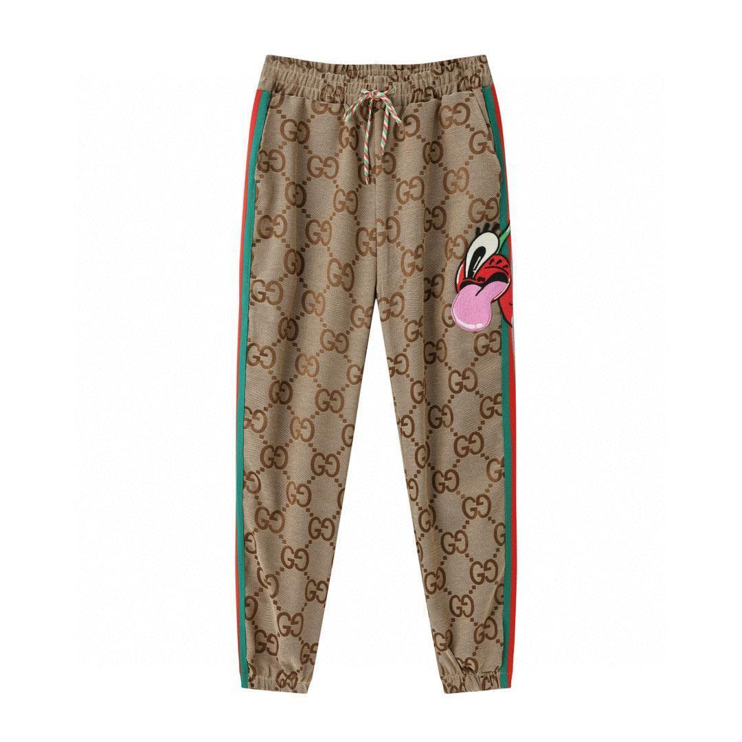 Gucci Long Pant 'Brown/Red/Green' - Banlieue91