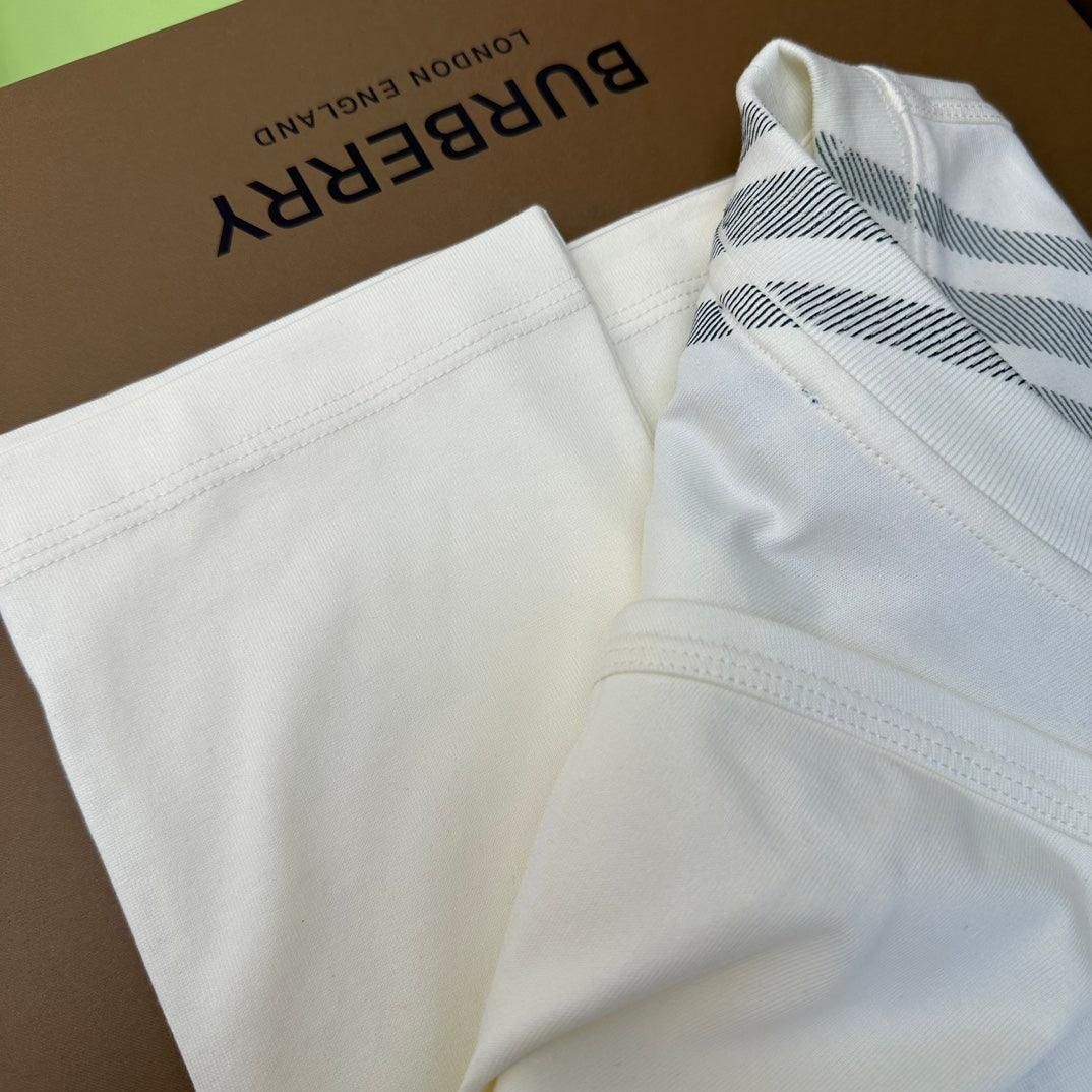 Burberry T-Shirt Without Collar 'White' - Banlieue91