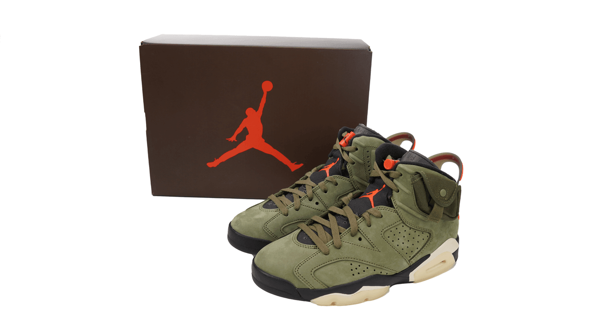 Travis Scott x Air Jordan 6 Retro 'Olive' - Banlieue91