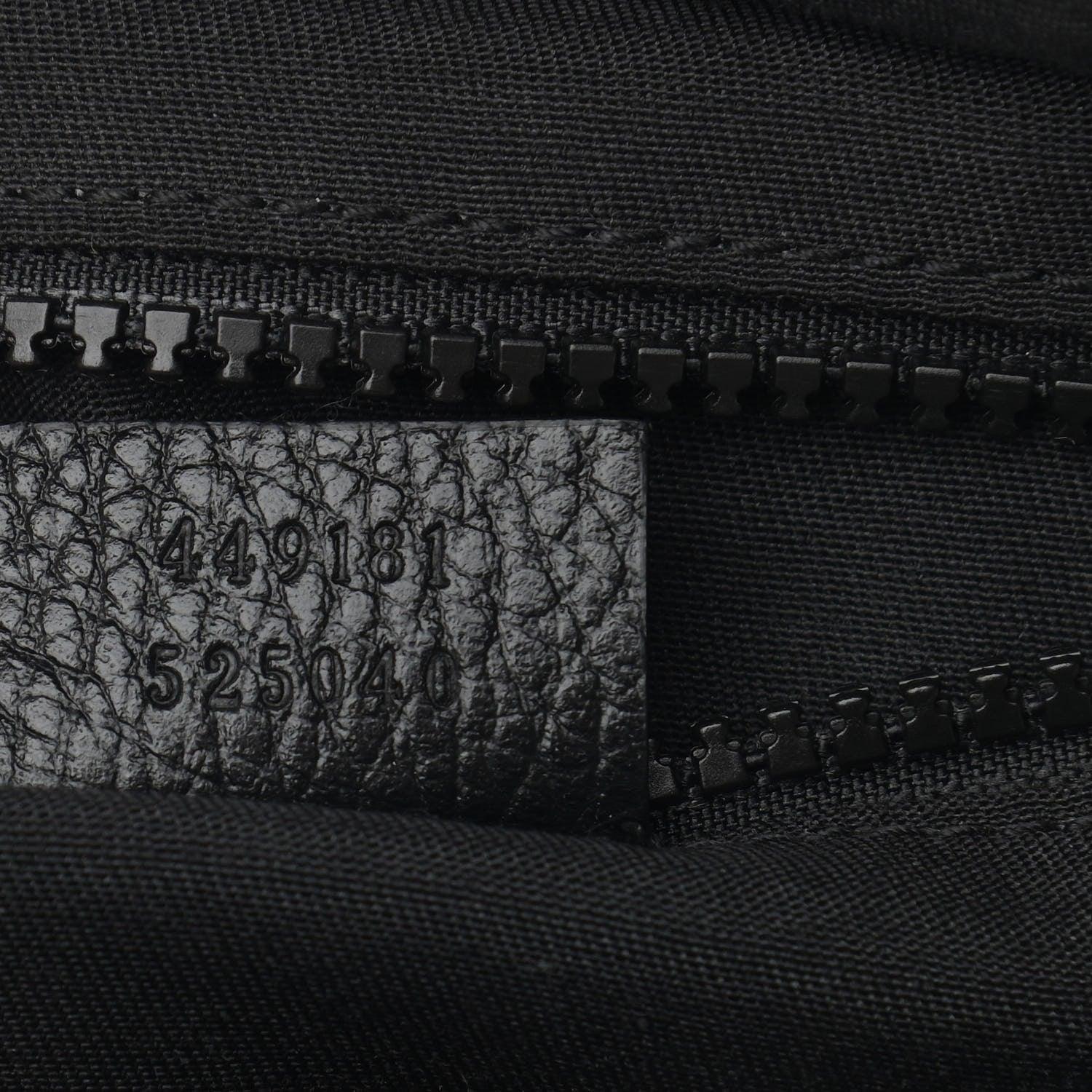 Gucci Nylon Monogram Slim Backpack Black - Banlieue91