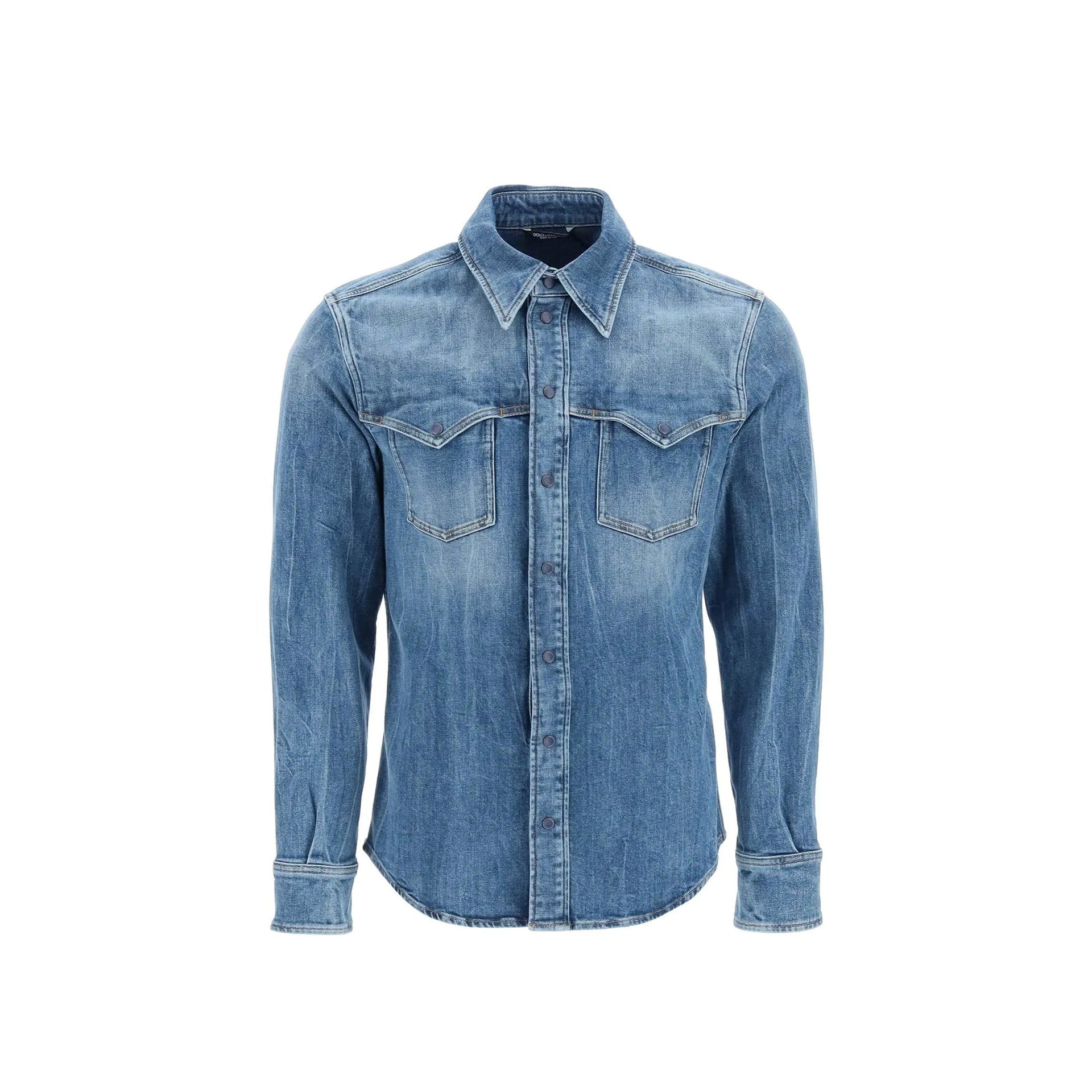 Dolce & Gabbana Cotton Denim Shirt - Banlieue91 -