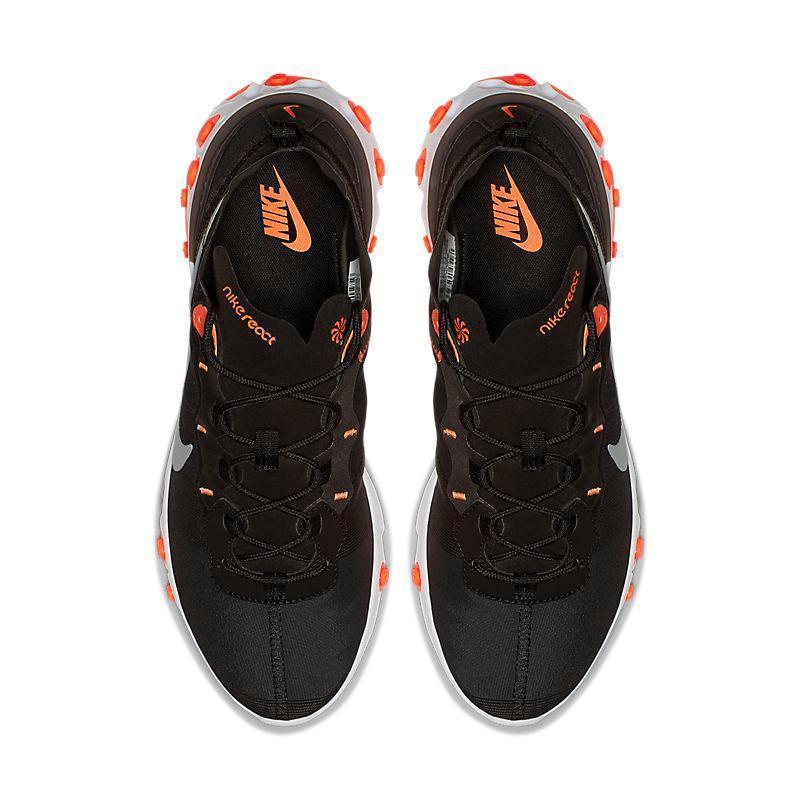 Nike React Element 55 'Black Cool Grey Total Orange' - Banlieue91