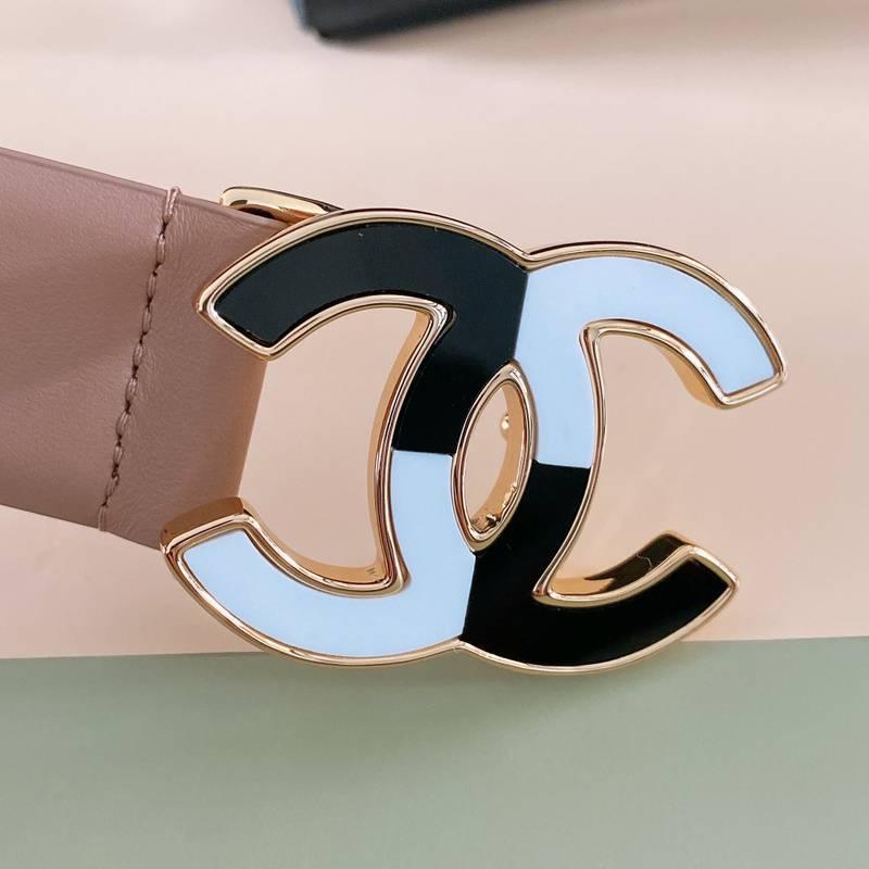 Chanel Women Logo Banding Belt 'Beige' - Banlieue91