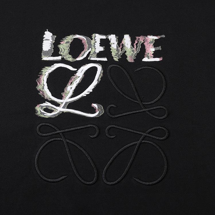 Loewe T-Shirt Without Collar 'Black' - Banlieue91