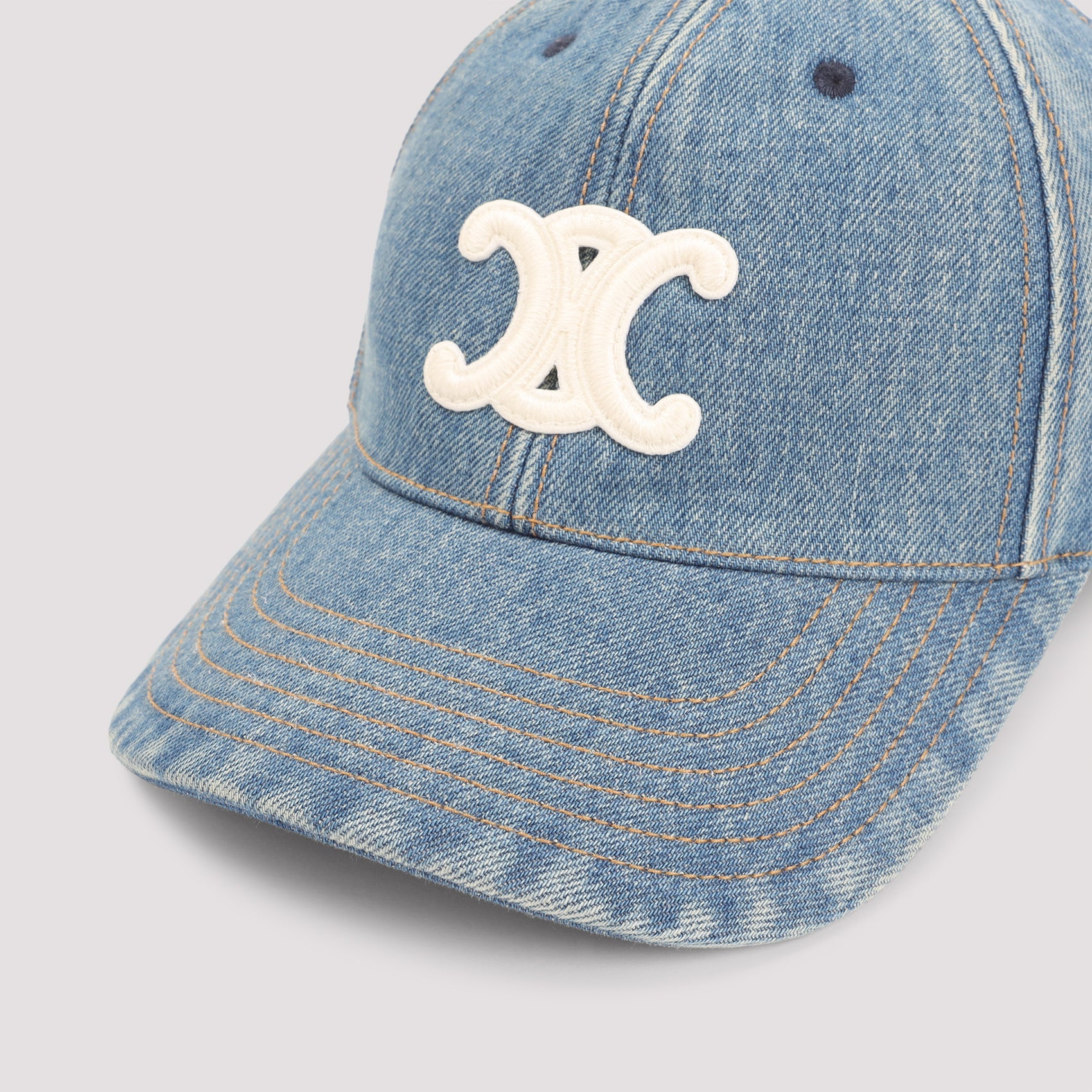 CELINE Triomphe Logo-Appliquéd Baseball Cap - Banlieue91 -