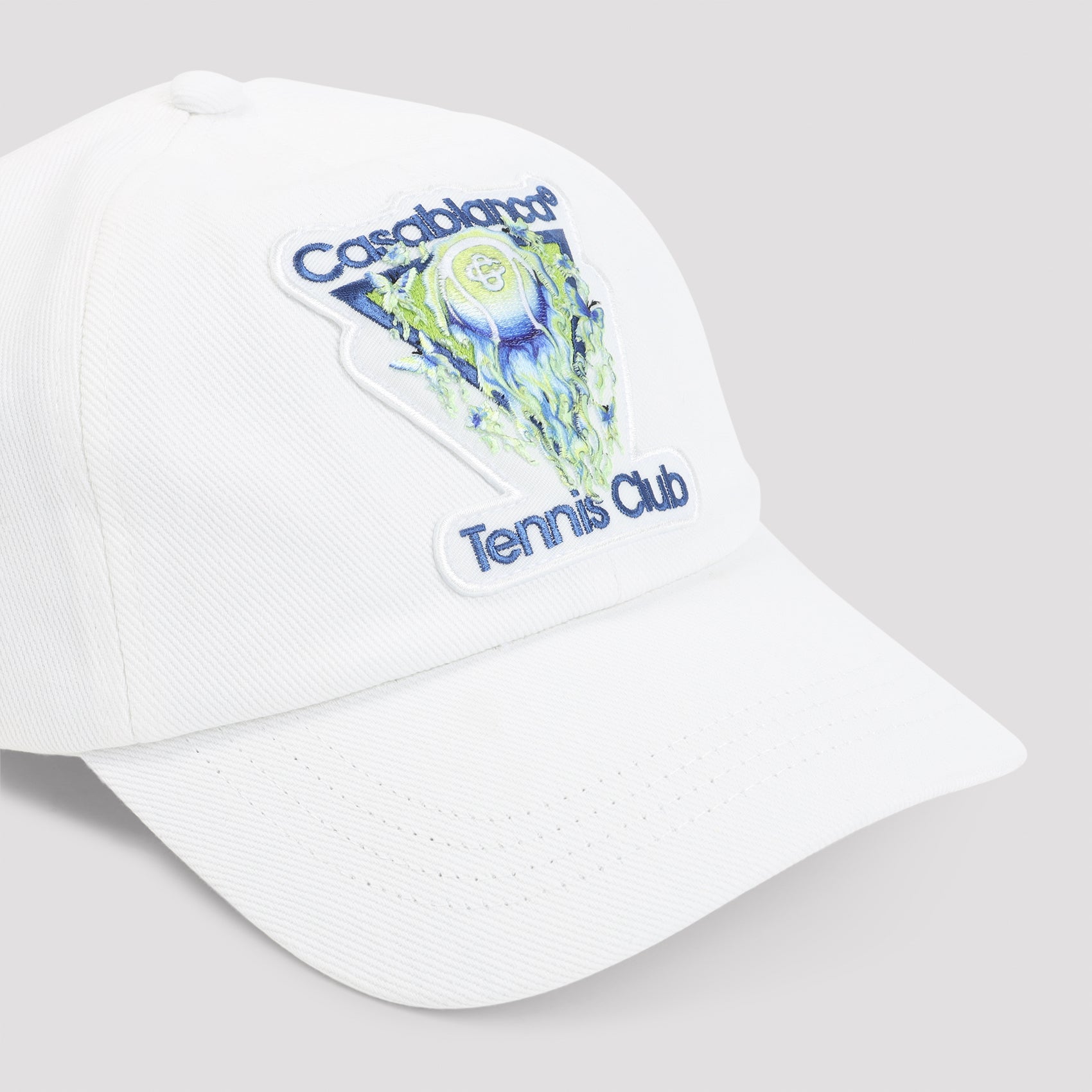 CASABLANCA Flaming Tennis Cotton Hat for Men - Banlieue91 -