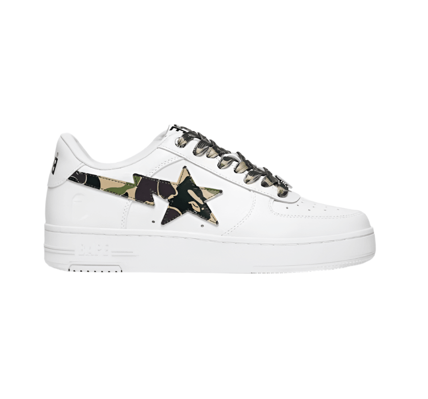 A Bathing Ape Bape Sta Low ABC Camo White Green - Banlieue91 -
