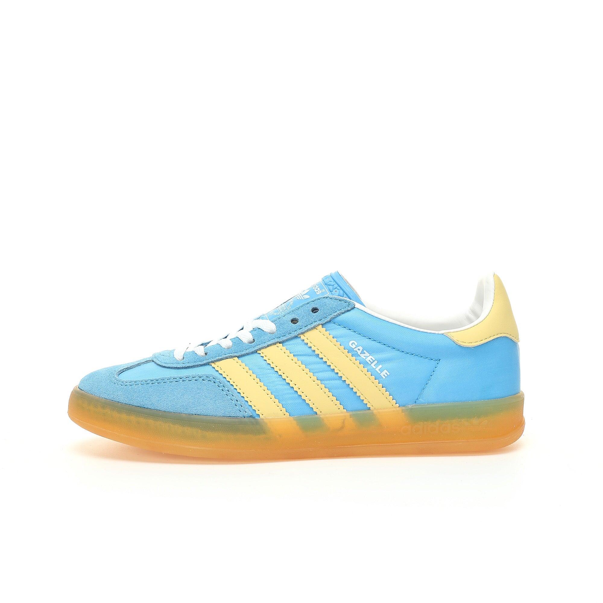 Adidas Gazelle Indoor Semi Blue Burst Almost Yellow - Banlieue91