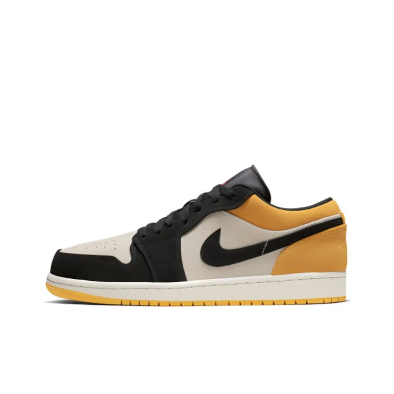 Air Jordan 1 Low Sail University Gold Black - Banlieue91