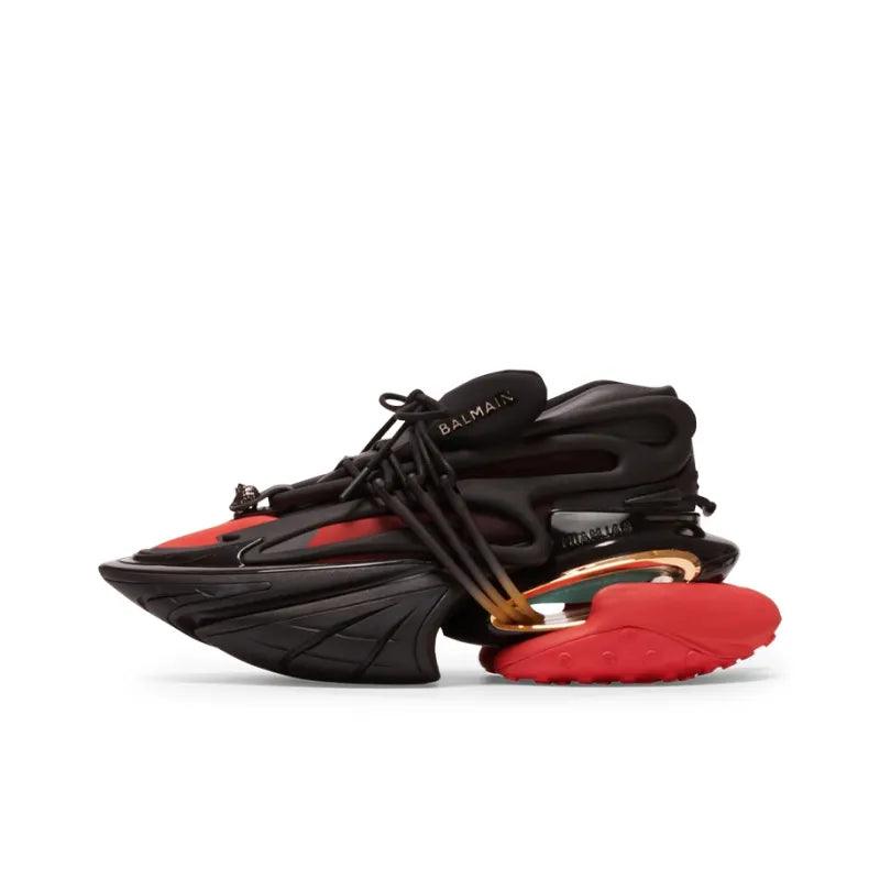 BALMAIN Unicorn Low 'Black Red' - Banlieue91
