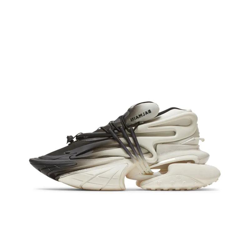 BALMAIN Unicorn Low 'White Black Gradient' - Banlieue91